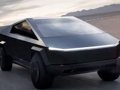 Cybertruck futuristic electric vehicle 3D model