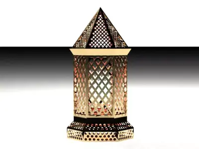 Arabian lamp for decor 3D model