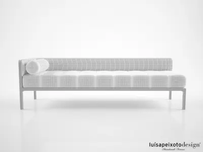 Luisa Piexoto Diamond bench 3D model