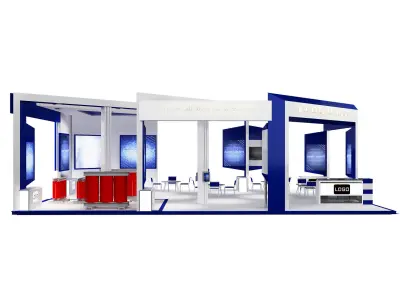 Booth Exhibition Stand a60 3D model