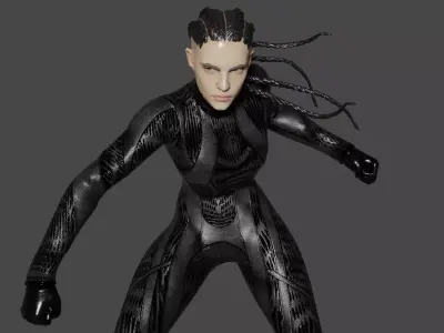 The Engineer Low-poly 3D model