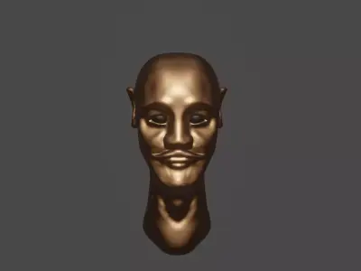 Head sculpture Free 3D model