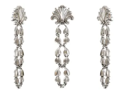 Classic carved 253 3D model