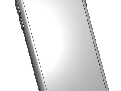 iPhone SE 2020 - mechanically accurate from Apple Dev Drawings 3D model