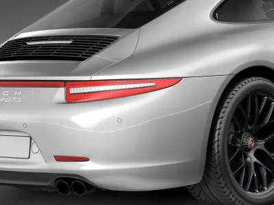 Porsche 911 Carrera GTS Coupe 2016 3D model