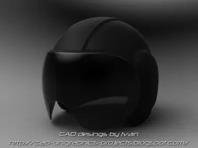 motor helmet v2 Free 3D model
