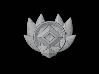 Reward Medal 3D Illustration 3D model