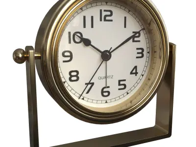 table clock 10 3D model