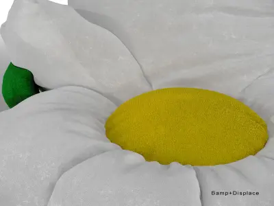 Chamomile bean bag 3D model