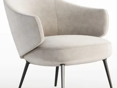 CHARLOTTE ARMCHAIR 3D model