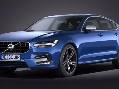 Volvo S90 R-Design 2017 3D model