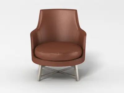 Flexform Guscio Chair 3D model