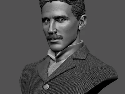 Nikola Tesla 3D print model