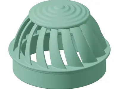 Plastic Turbine Roof Ventilator Toy 3D model