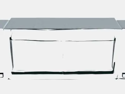 KIVIK 3-seat sofa Low-poly 3D model