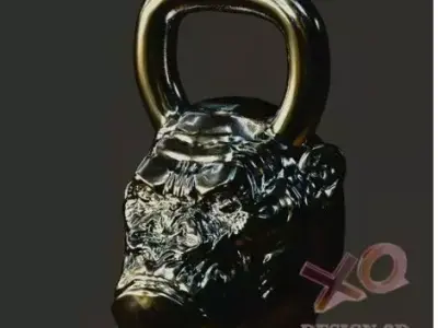 RUSSIAN GORILLA DUMBBELL 3D print model