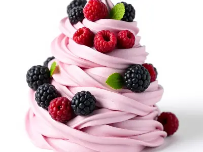 Whimsical Berry Meringue Tower model pack Low-poly 3D model