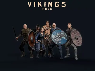 VIKING PACK R 3D Model Collection