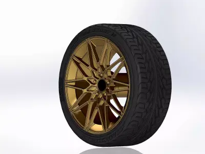 Wheels Forgeline MT1 19inch for your scale model 3D print model