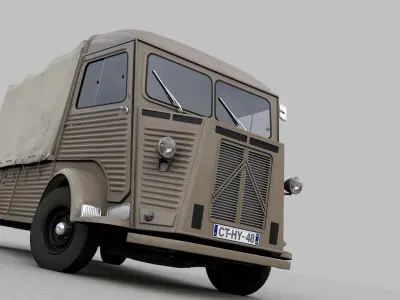 CITROEN HY PICKUP CAMIONETTE 1948 3D model
