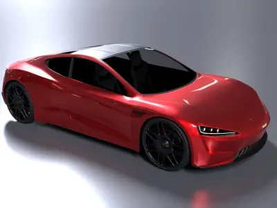 Tesla Roadster 2 3D model