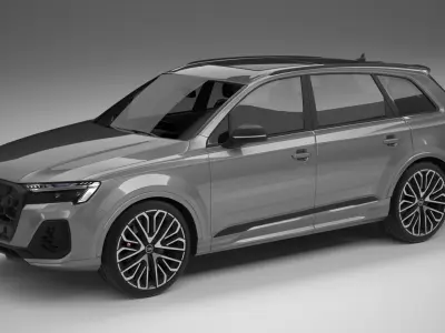 Audi SQ7 2024 3D model