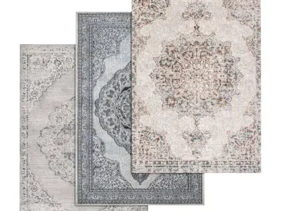 Rug Set 1452 3D model