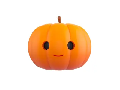 Prop274 Pumpkin Head 3D model