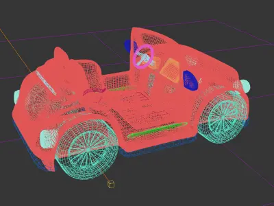 baby car 3D model