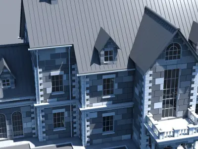 Mansion 02 3D model
