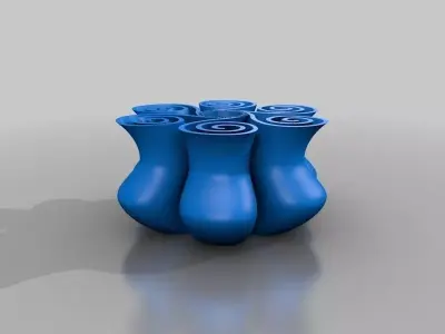 Multi Vase Free 3D print model purchase