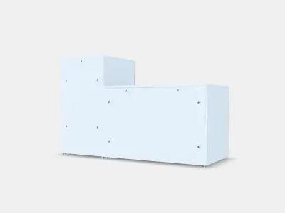 NORDLI Chest of 5 drawers Low-poly 3D model