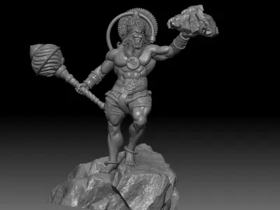 Hanuman ji 3D print model