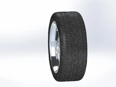 Custom wheels Budnik Murok III for your scale model 3D print model