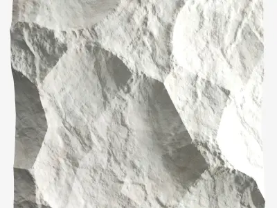 02-RockPanel rock wall art 3D model
