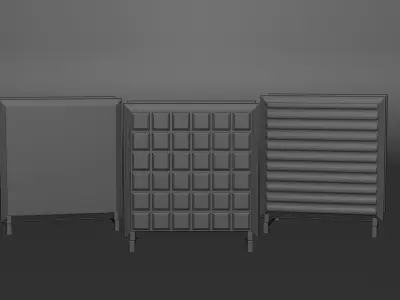 Glass Blocks 3D model