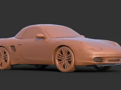 Porsche Boxster S 986 3D print model