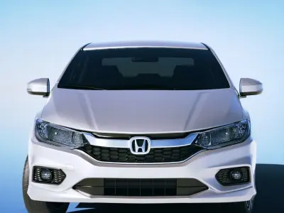 Honda City EX 2018 Low-poly 3D model