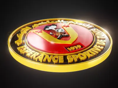 Esperance De Tunis logo - Cinematic - 3D print 3D model