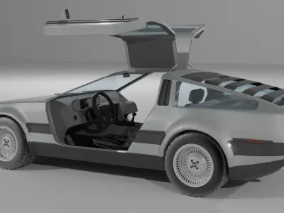 DeLorean DMC-12 3D model