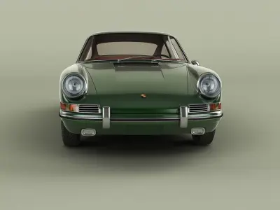 Porsche 911 S  4-door 3D model