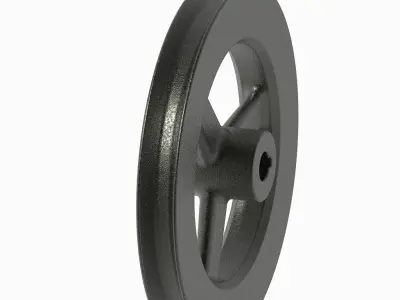 Cast Iron Pulley 3D print model