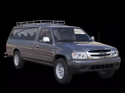 Great Wall Deer Hearse Car 3D model