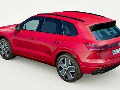 Volkswagen Touareg 2024 Low-poly 3D model
