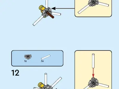 TwindBricks3D - 40747 Daffodils  3D print model