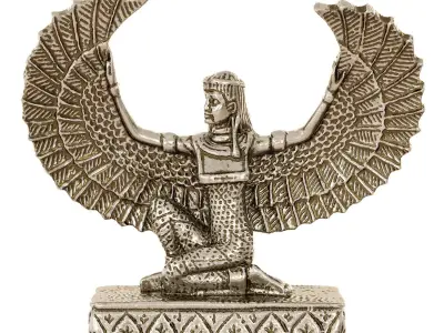 Egyptian figurine Goddess Isis 3D model