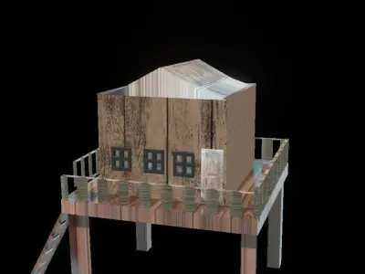 Mini House Free 3D model