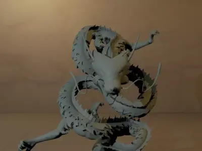 Hound Dragon 3D model