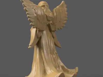 angel for christmas decoration 004 3D print model