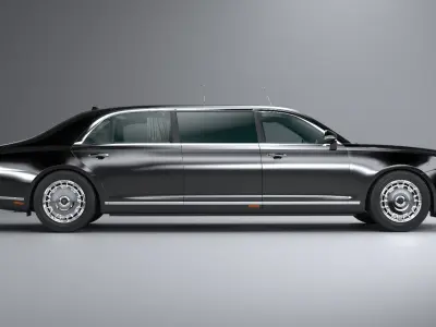 Aurus Senat Limousine 3D model